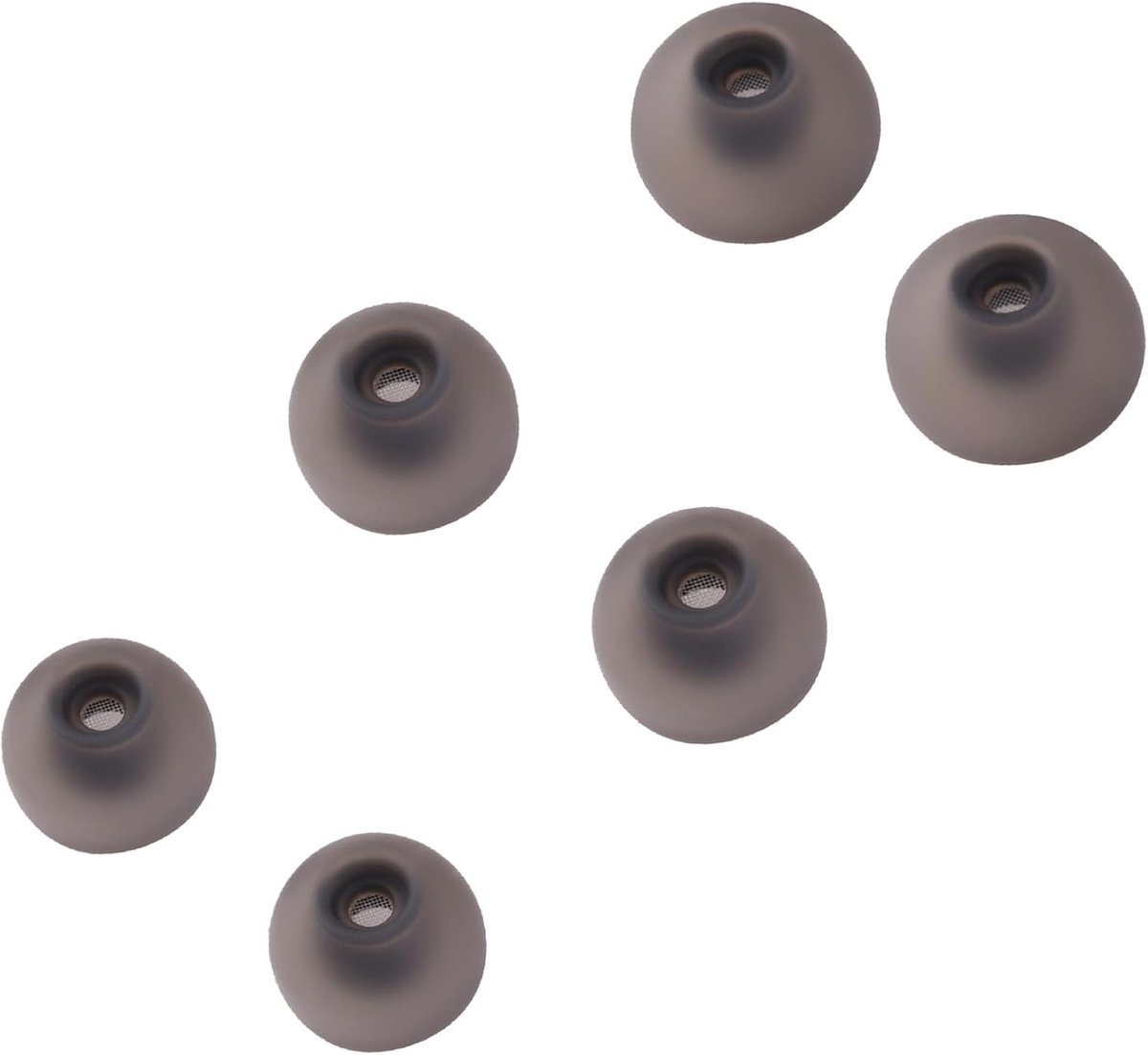 SnelShoppen - 3 Paar Siliconen Oorkussens Voor Samsung Galaxy Buds 2 R177, Vervangende Oorkappen, Stofcollector, Klein/Middelgroot/Groot, Olijf Zwart,