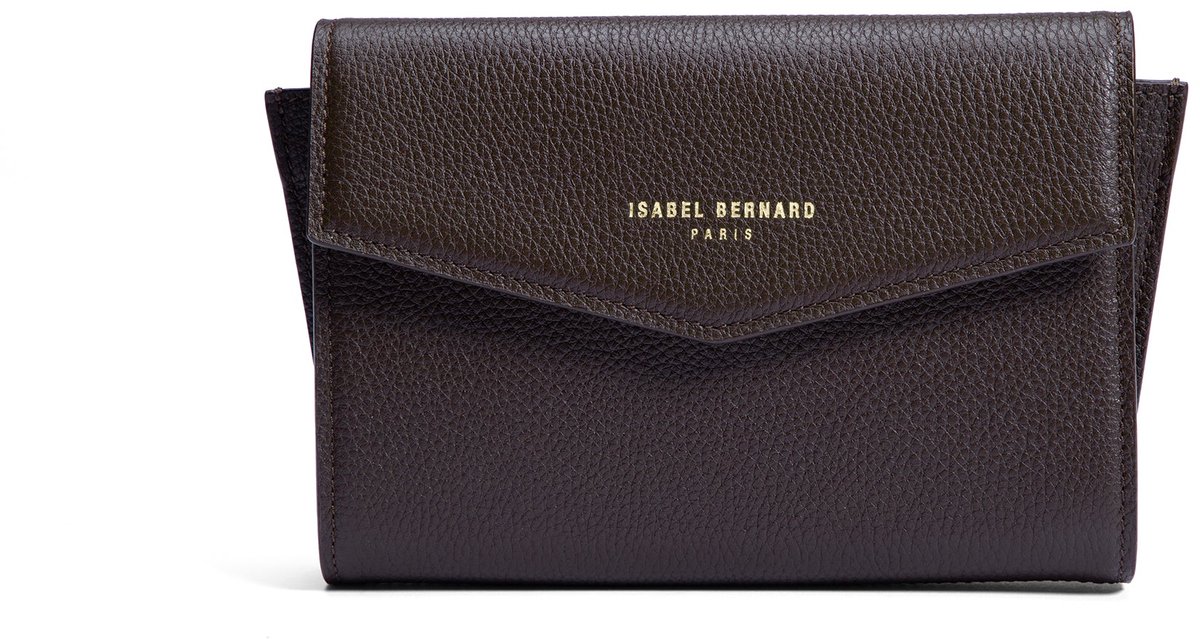 Isabel Bernard Honoré Dames Clutch Leer - Bruin