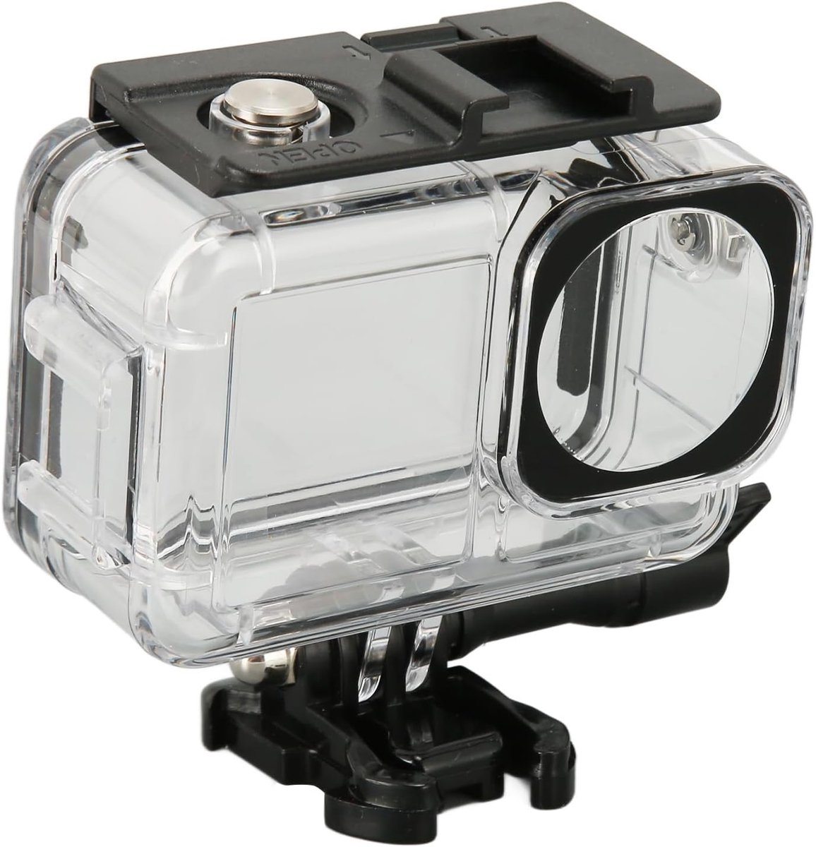 SnelShoppen - Onderwaterbehuizing voor Actiecamera 4 Actie 3, 60m Duikbescherming met 3 Filters, Harde Duikcase met Anti-Fog Sheets