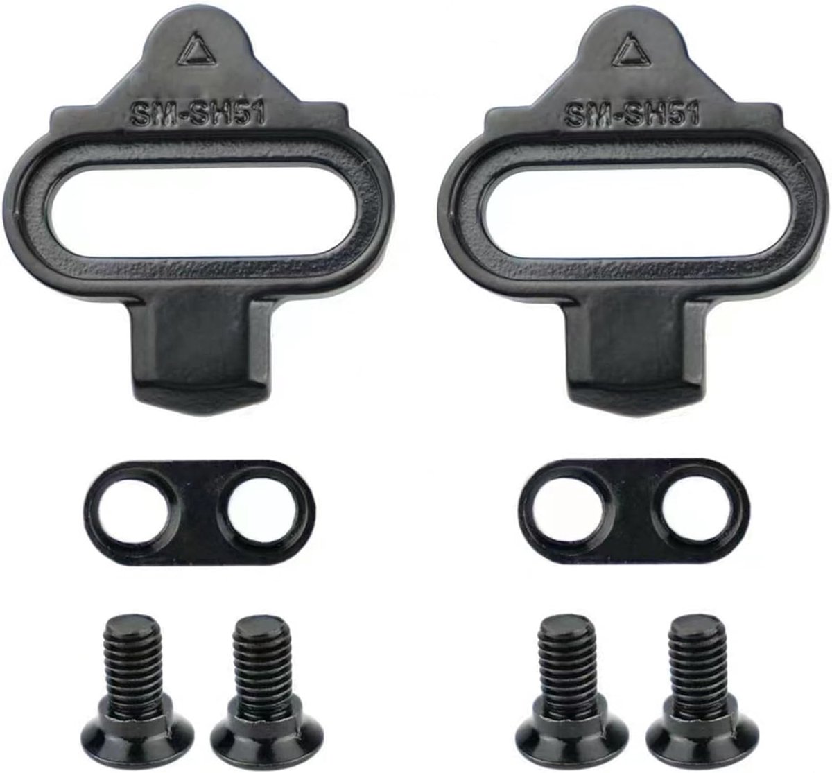 Bicycle Cleat Set, SPD Compatible Bicycle Pedals, Pedal Plates, Bicycle Accessories Set for Shimano, MTB Cleat - ShopVlot
