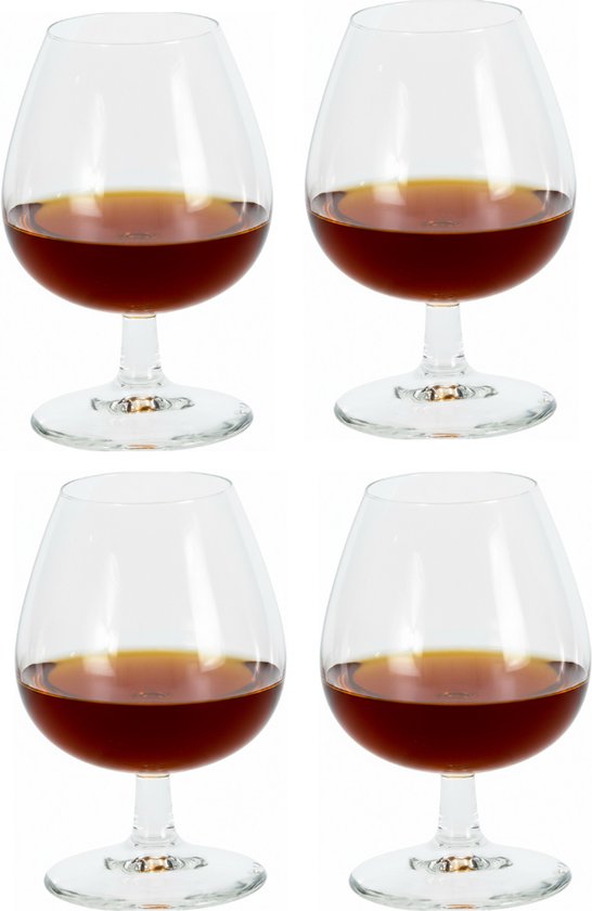 Cookinglife Cognac Glazen 370 ml - 4 Stuks