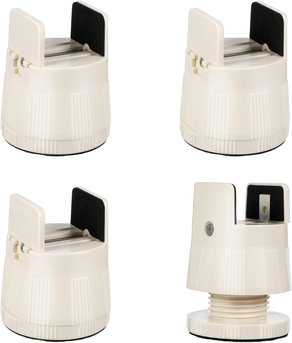 SnelShoppen - 4 Stuks Verstelbare Meubelverhogers 6cm-8cm, Voor Vierkante Stoelpoot Breedte 10mm-50mm, Voor Banken, Koffietafels, Meubelpoot en Opgeti