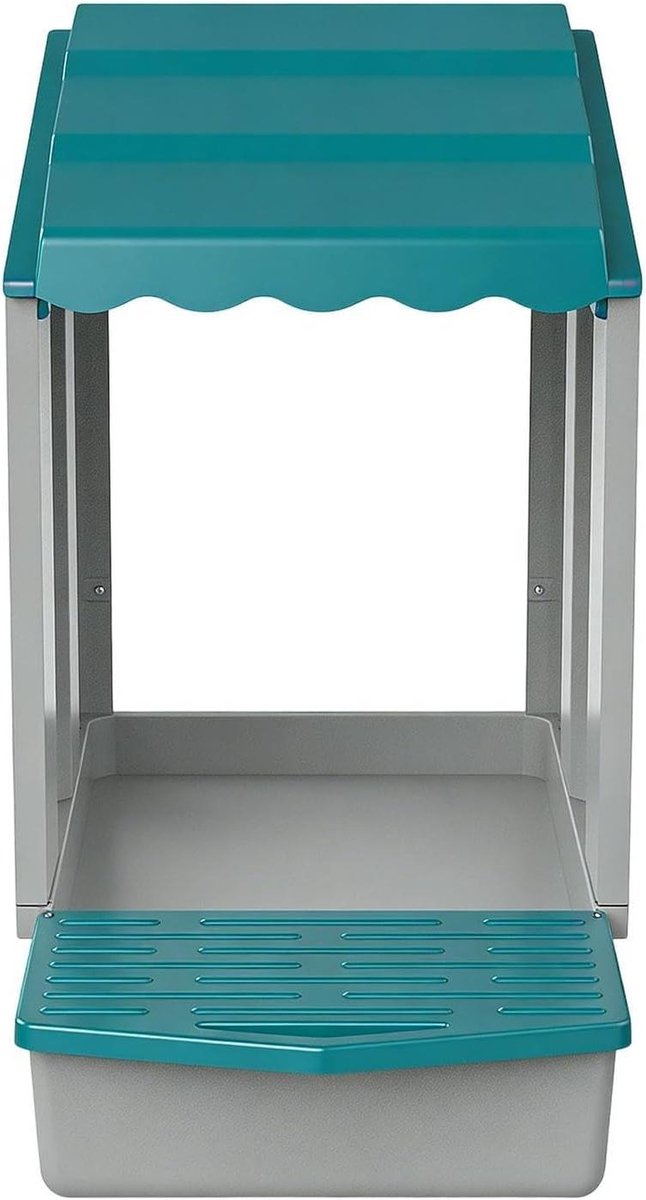 Kippennest met Rol-eieren - Legnest Kip - Eieren Verzamelen - Automatische Rol-eieren - 32W x 16H cm - Groen