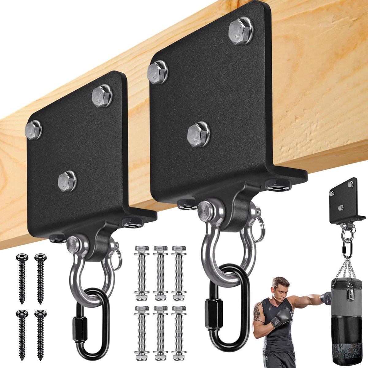 Punching Bag Hanger Wandmontage - Heavy Duty - Verstelbare lengte - Optimaliseer je training - ShopVlot