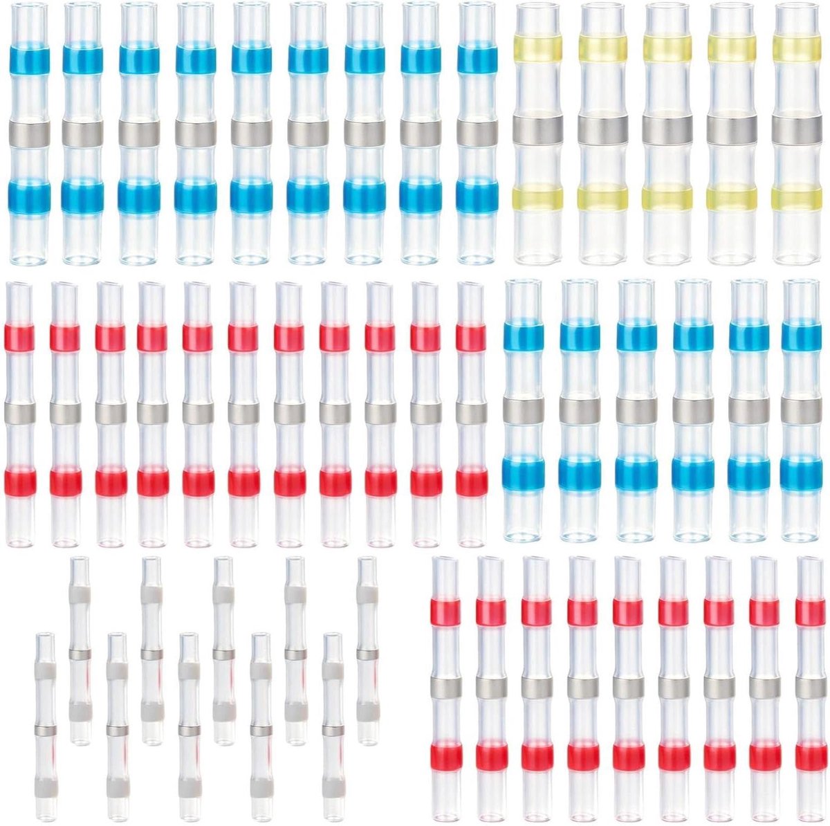 Hete Lijmsticks - Smeltlijm Sticks - Bedrading Isoleren - Vlamvertragend Materiaal - 2.6x0.17 cm - Wit