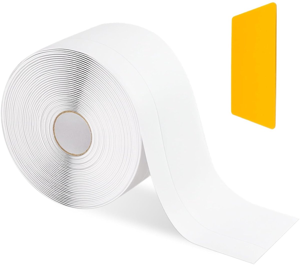 Soft Skirting Board Self-Adhesive 50 x 20 mm PVC Skirting Boards Self Adhesive with Scraper Skirting Board Self - ShopVlot