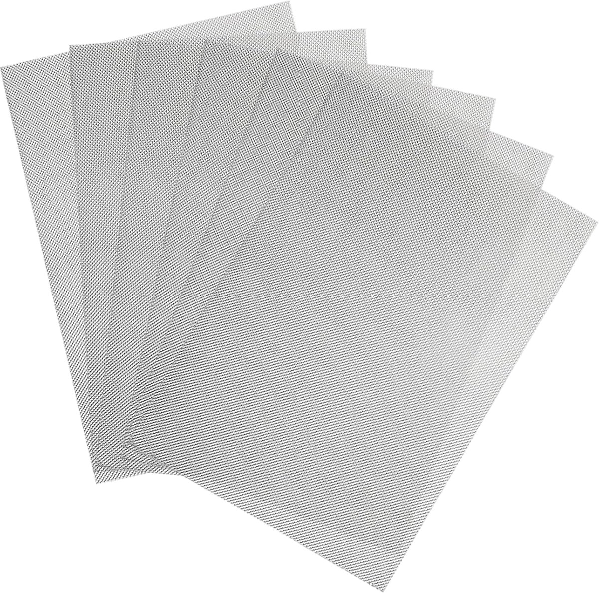 Fijnmazig draadgaas 15 x 21 cm - Pack van 6 - Sterk materiaal - Ideaal voor hobbyprojecten - SnelShoppen