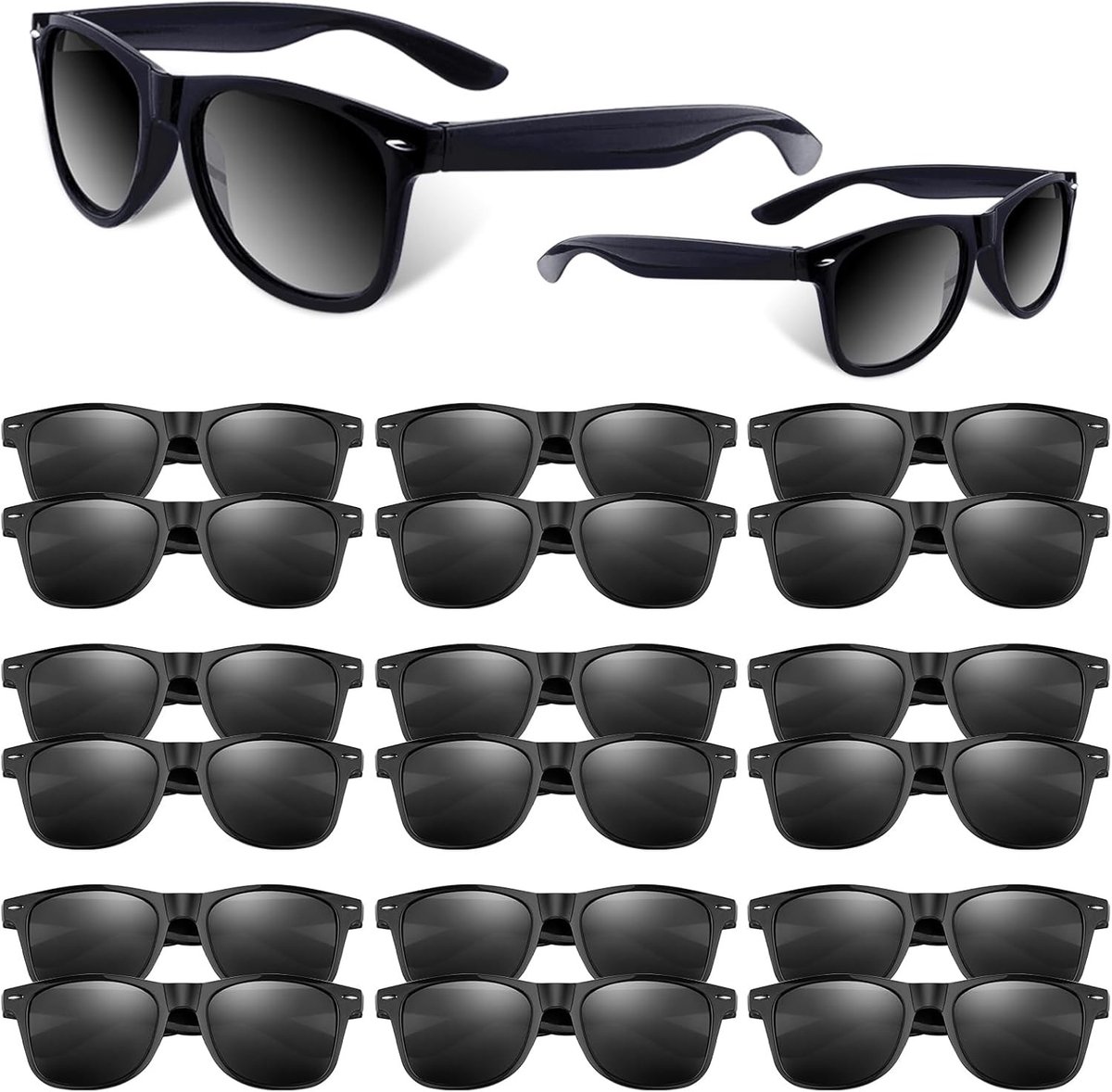 Retro Kindersunglasses Bulk - 10/20/40 Stuks voor Feestjes, Bruiloften en Zomerse Activiteiten - Perfecte Goodie Bags en Party Favoriten