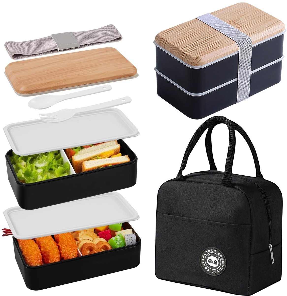 Omgoods - Lunchbox Set met Koeltas, 1400 ml