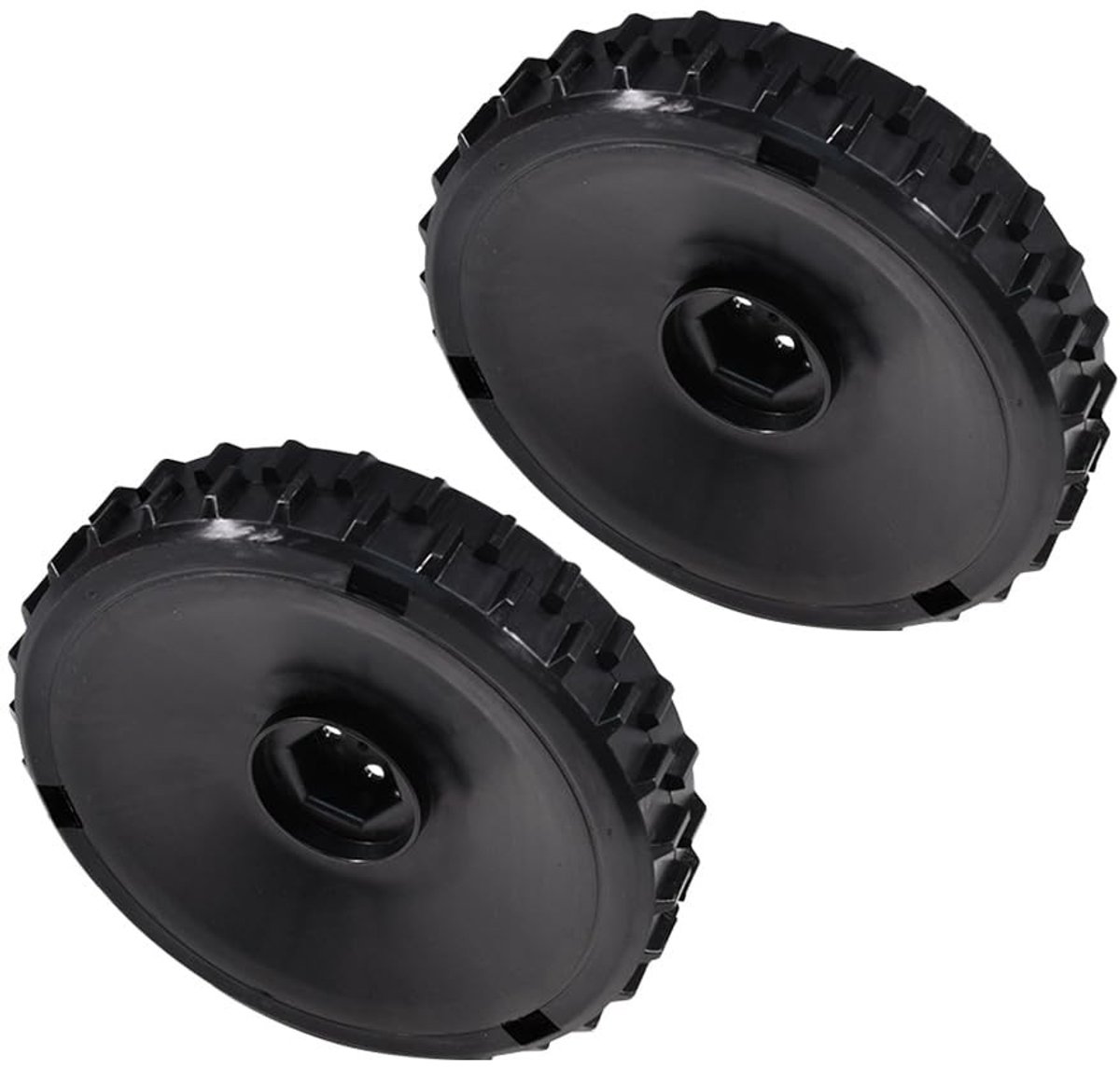 Omgoods- Aandrijfwielen 2 Stuks - Reserveonderdelen - Versterkt - Compatibel met 105/305/308 - Diameter 187 mm - Hoogte 37 mm - ABS Kunststof - Wielen