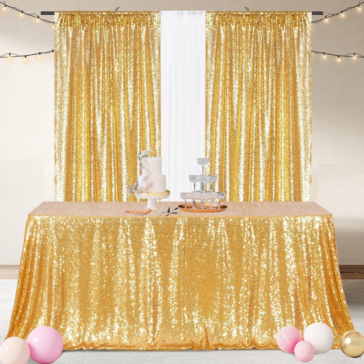 Omgoods - Rectangulaire Sequin Tafelkleed voor Bruiloften en Feesten