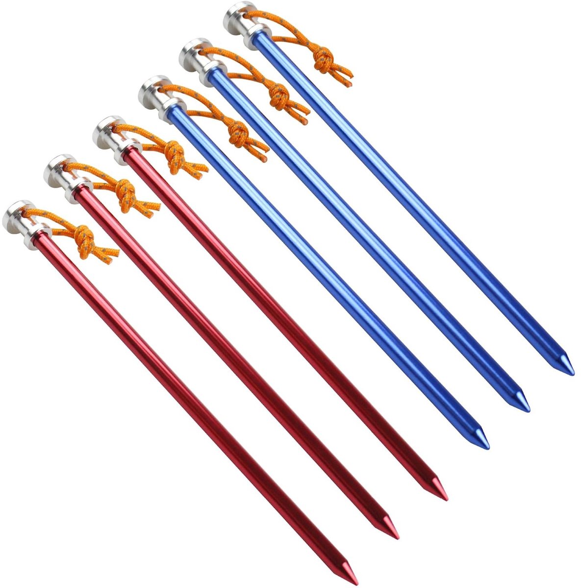 Omgoods - Sterke Aluminium Tentpinnen, 6 Stuks