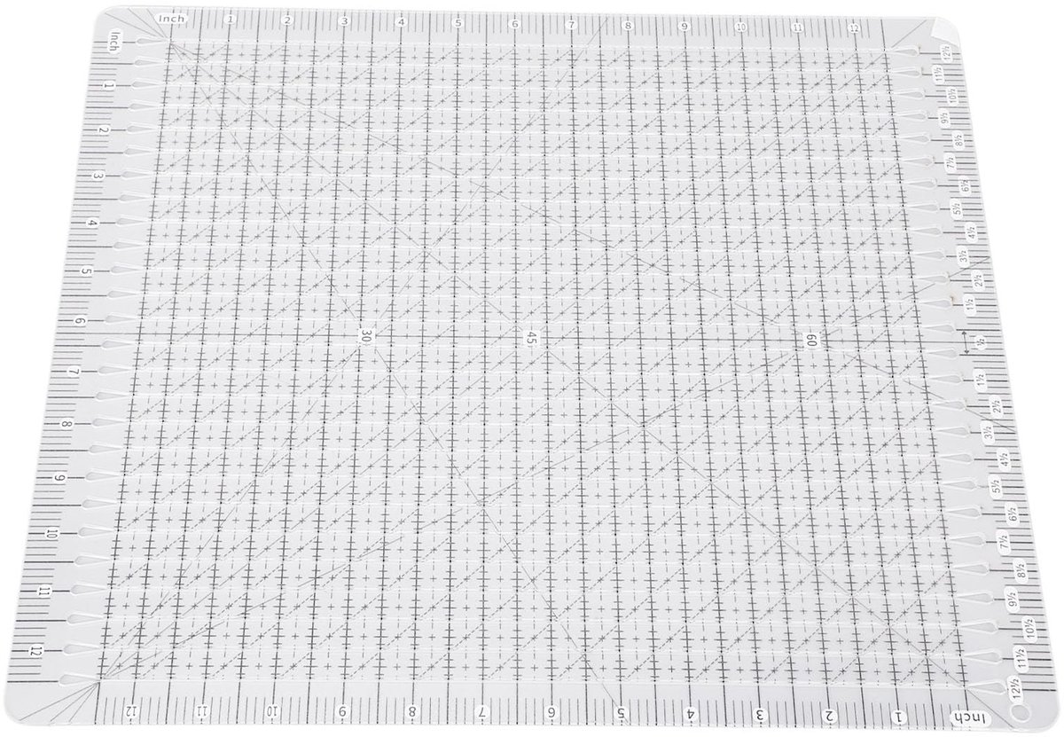 Omgoods - 5-in-1 Quilt Snijregel voor Precisie Snijden van Stof