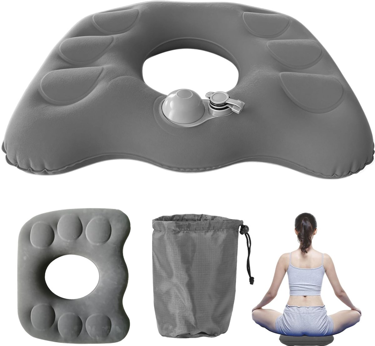 Omgoods - Ergonomisch Inflatable Donut Kussen voor Zitcomfort
