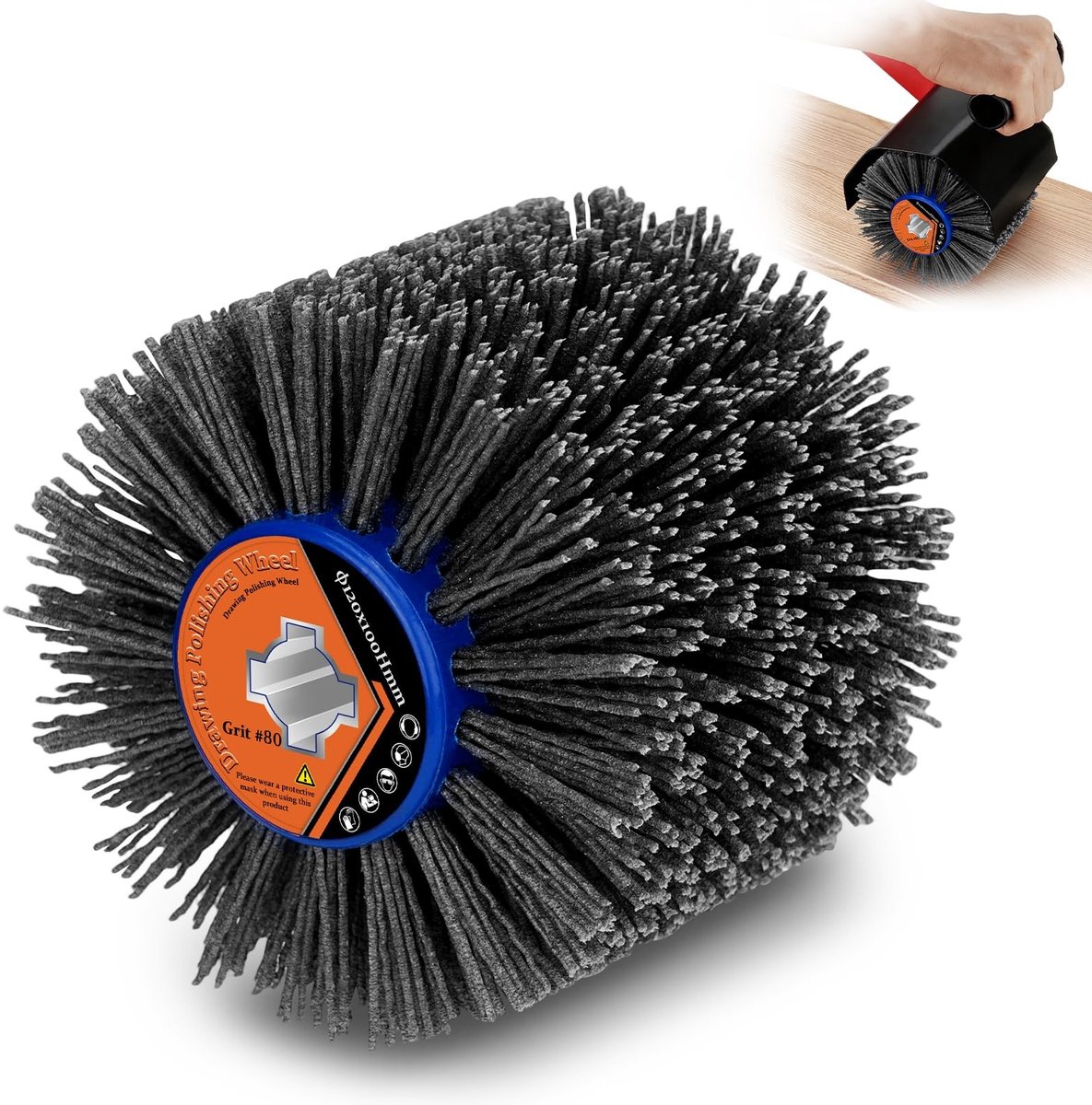 Omgoods - Nylon Schuurborstels 80 Grit voor Houtbewerking