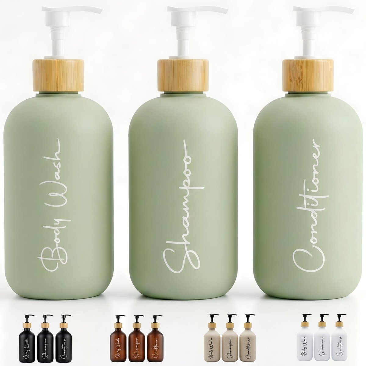 Omgoods - Elegante Zeepdispenser Set voor Badkamer