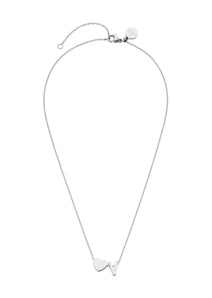 PURELEI Ketting Letter Heart V
