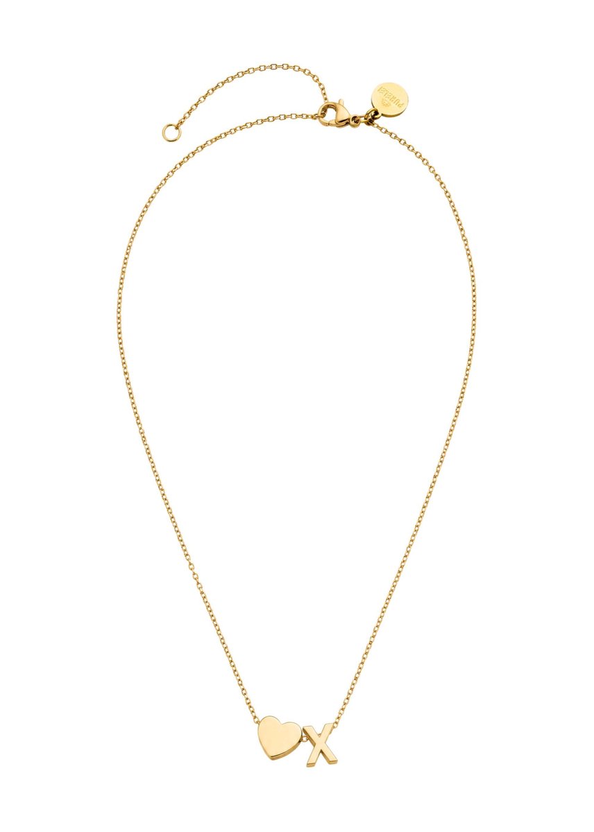 PURELEI Ketting Letter Heart X