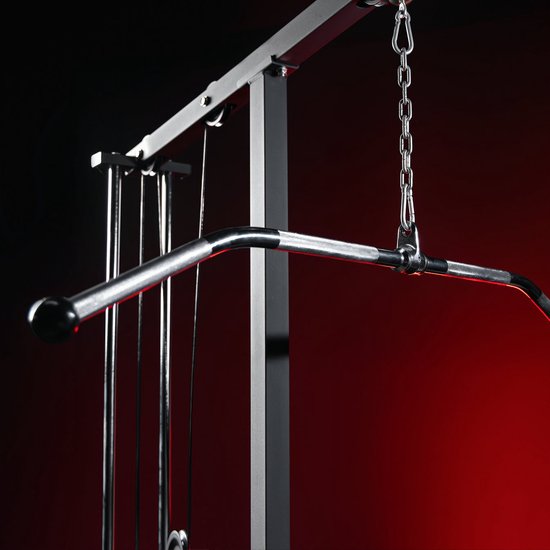 Barre treillis Gorilla Sports 120 cm (extrémités antidérapantes)