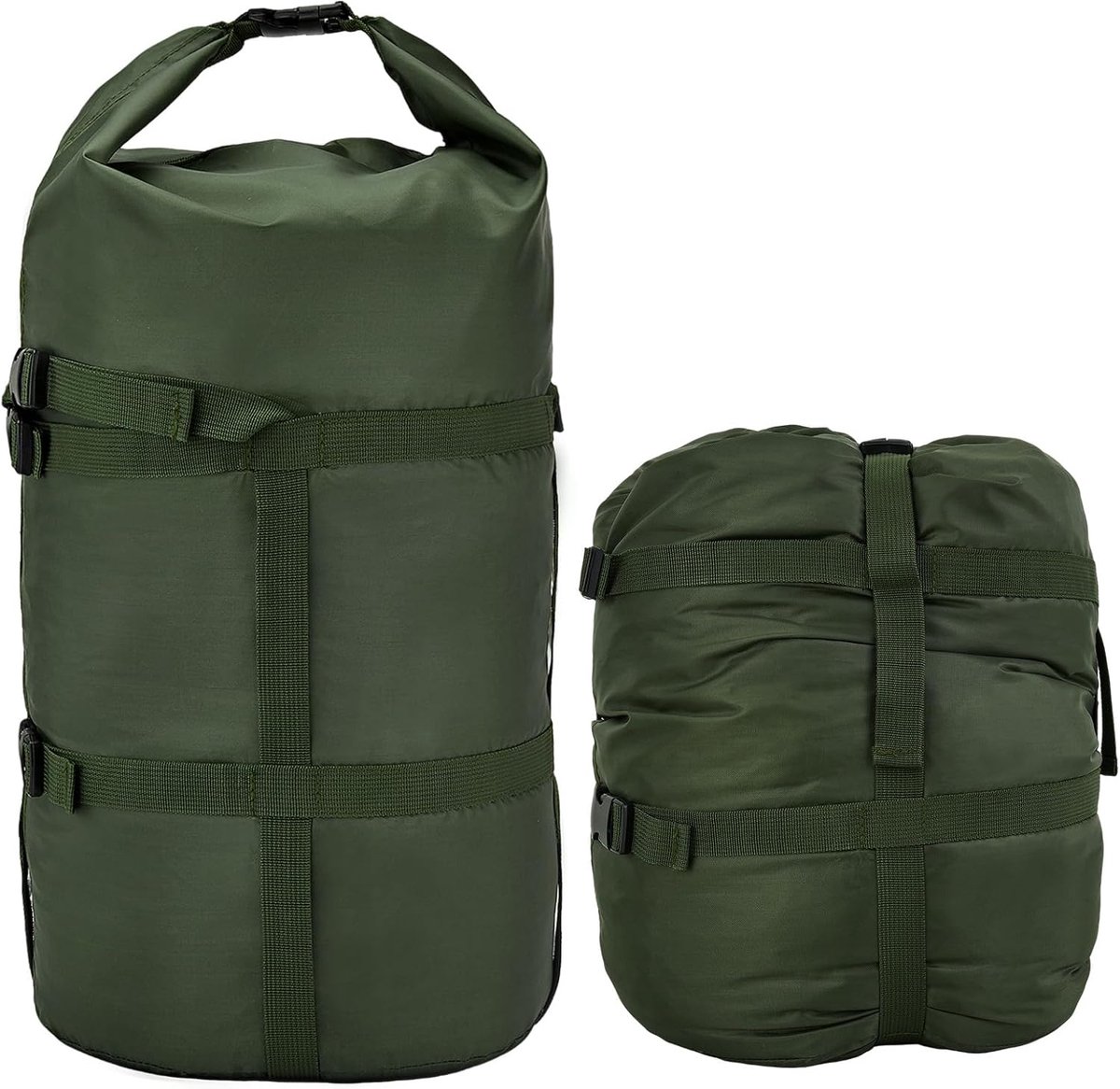 Compressiepakzak, 12 l/24 l/45 l, slaapzakhoes, opbergzak voor slaapzakken en kleding, ideaal voor kamperen, wandelen en backpacken