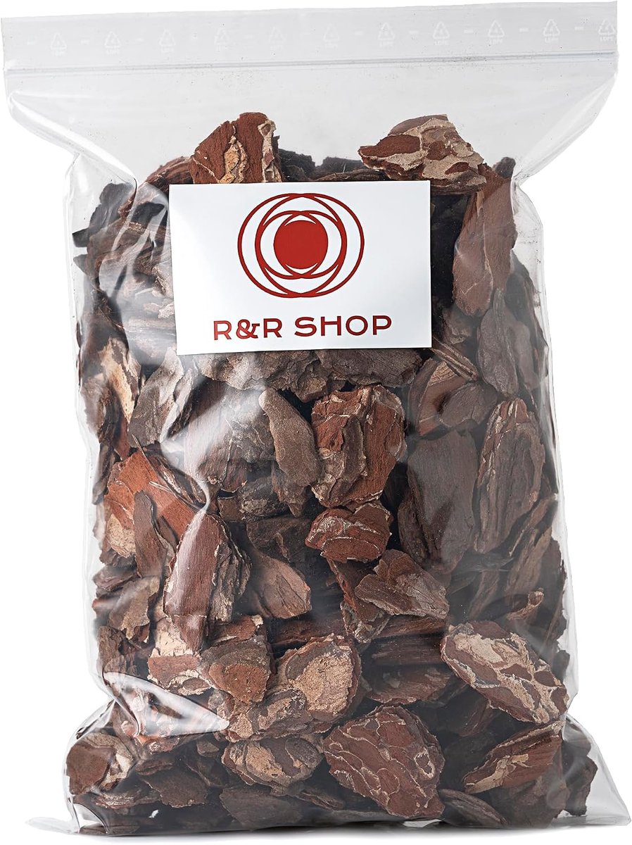 R&R SHOP Schors voor middelgrote orchideeën, organisch substraat, hoogwaardige schors voor orchideeën, 3 l - ShopVlot