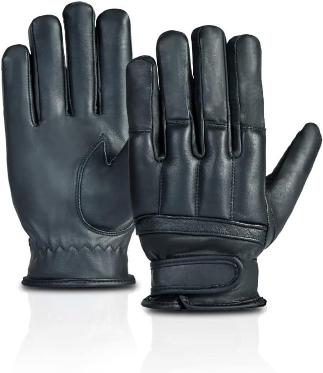 Handschoenen met kwartszand, echt leer, veiligheidshandschoenen