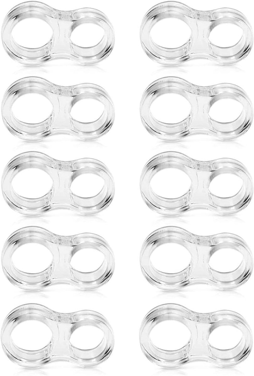 Deurbuffer 10 stuks - Transparant PVC - Bescherming voor deur- en raamhandgrepen - Voorkom schade aan muren - ShopVlot