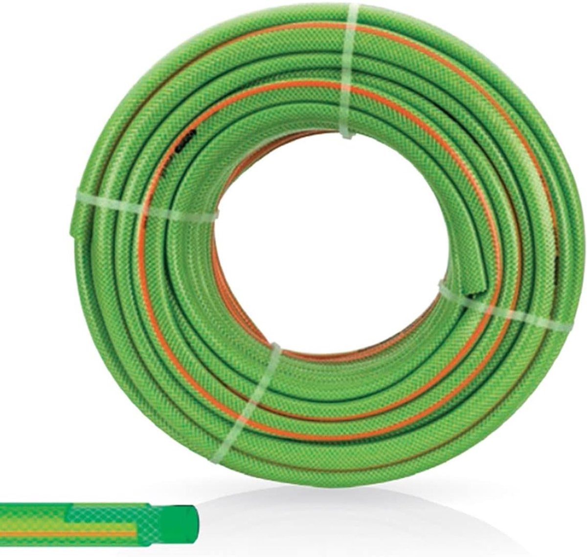SnelShoppen - Tuinslang 25 m, Gevlochten, Diameter 19 mm, 3/4 Inch, Druk 20 Bar, UV-bestendig, Flexibel, Voor Professioneel Gebruik