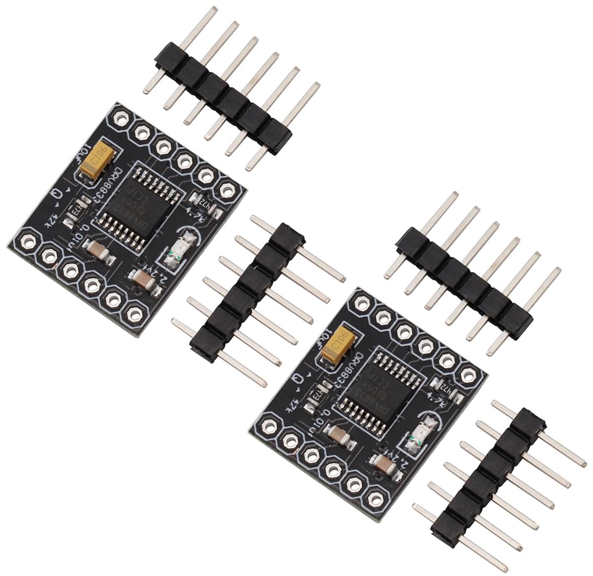Motoraandrijfmodule 1,5 A Dual H Bridge DC transmissiemotor, driver-controller-printplaat voor 3D-printer (stuks)