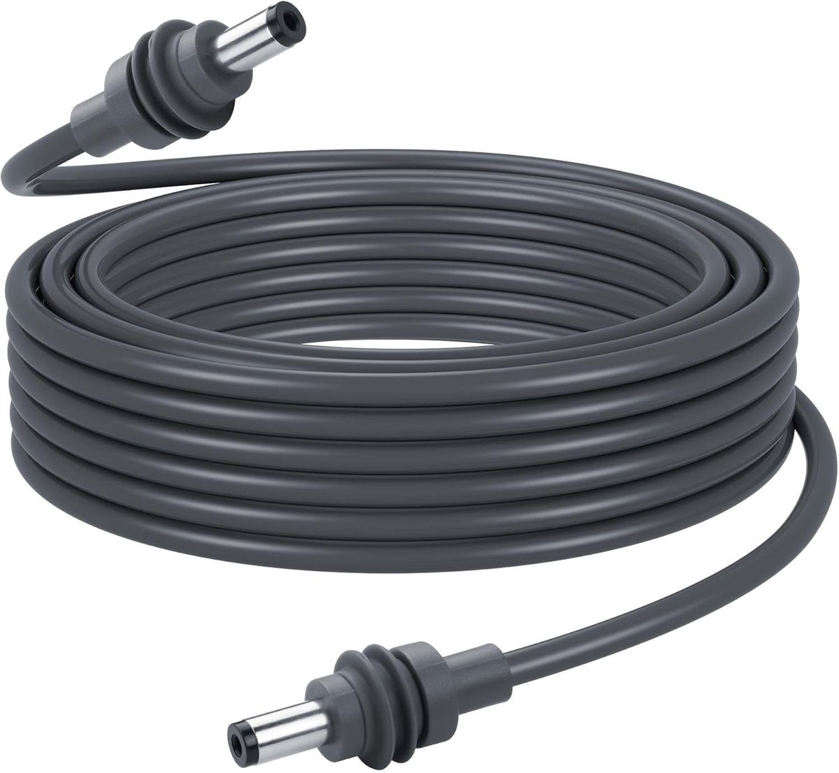 Starlink Mini DC-voedingskabel, 5m/16.4ft 100W Starlink Mini DC5521 Waterdichte vervangende voedingskabel voor buiten/binnen grijs