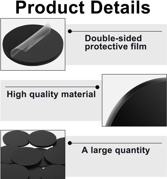 30Pcs 40Mm Ronde Plastic Model Bases, Wargaming Hobby Bases, Model Miniaturen Schilderen Plastic Figuren Tafelblad Games Bases — afbeelding 2