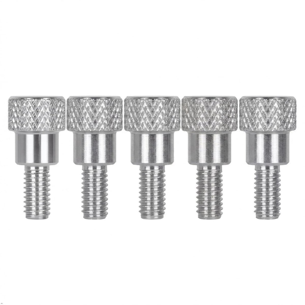 Roestvrij Staal Schouder Schroef Kartelschroeven M5 x 10 mm L-20mm (5 stuks)