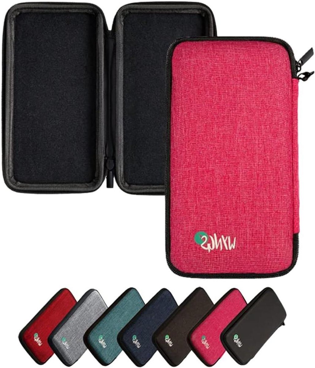 Beschermhoes Rekenmachine - Etui Case - Rekenmachine Beschermen - Hardschalige Behuizing - 19 x 116 x 41 cm - Roze