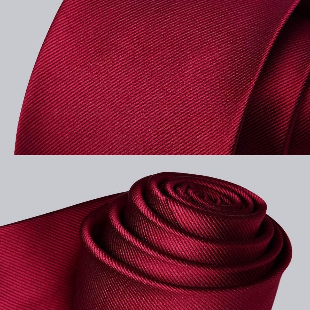 Witte stropdas zakdoek voor heren Bruiloft klassieke stropdas/pochet set