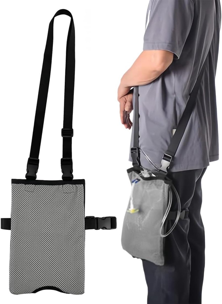 1 x urinezakhouder voor benen, katheter-accessoire voor urine-incontinentie, urinezakhouder, praktisch en uittrekbaar, uittrekbaar, katheterarm