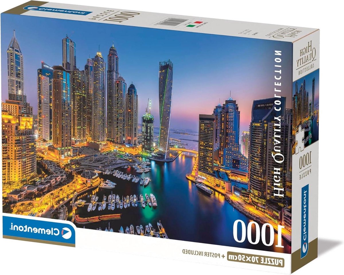 Legpuzzel Dubai - Puzzel 1000 stukjes - Ontspannen Vrije Tijd - Fotografische Stijl - 70 x 50 cm - Meerdere kleuren