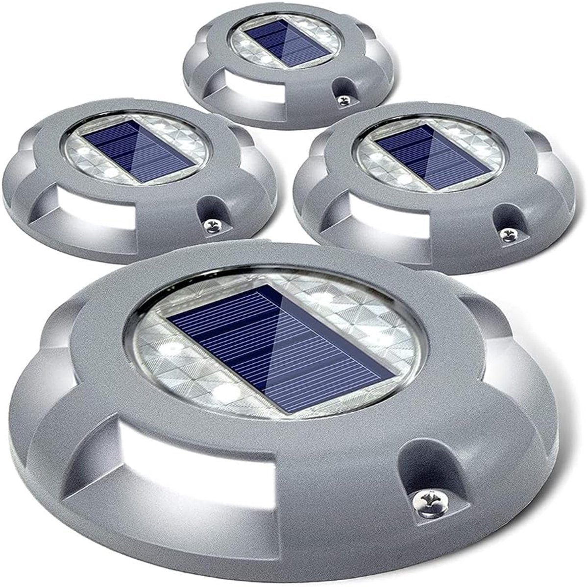 Solar Lights Oprit Dock Led Lamp - Waterdicht - Draadloos en duurzaam - Ideaal voor tuin en pad - ShopVlot