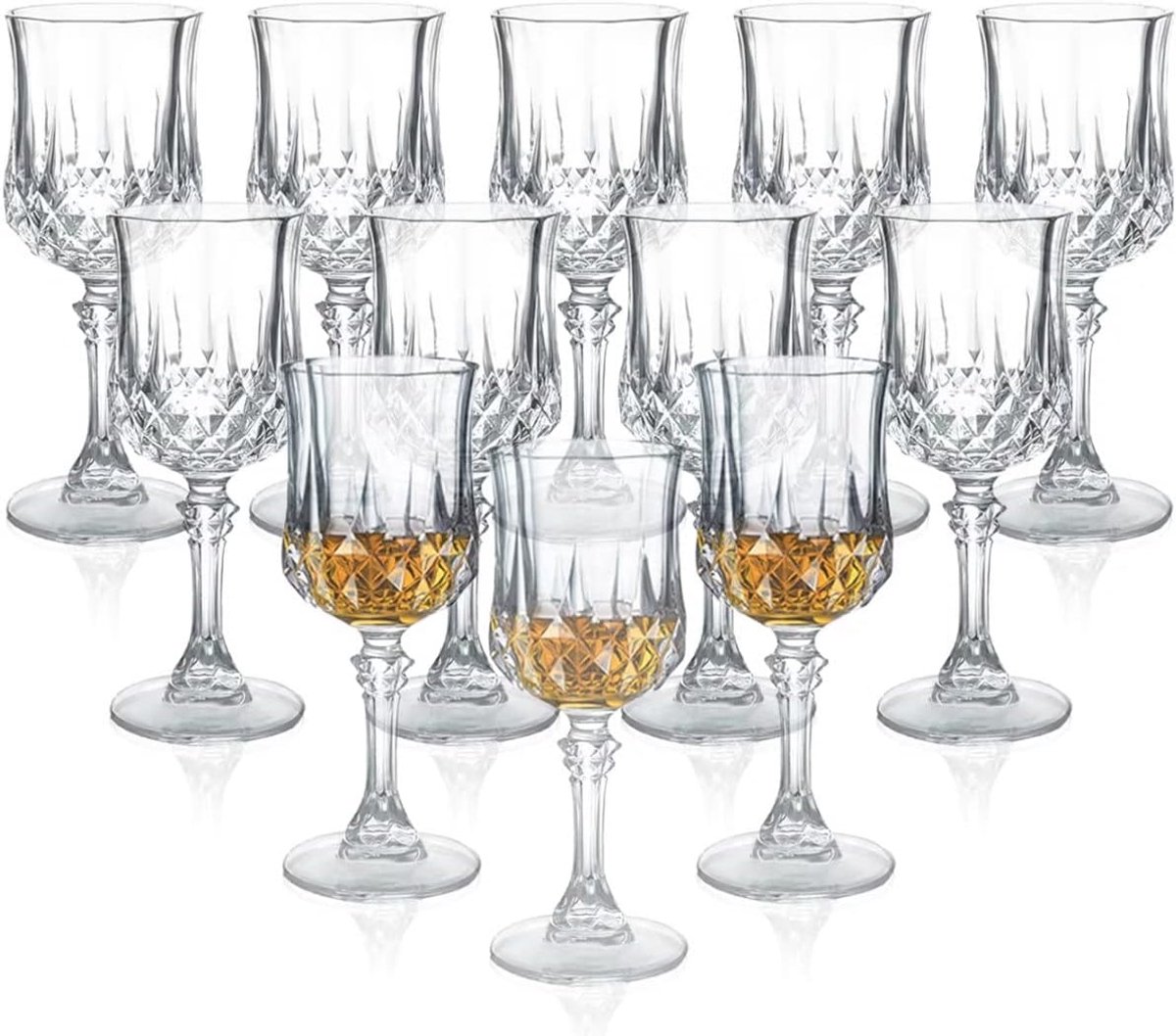 glazen, 1.7oz/50ml, gesteeld borrelglas set van 12, tequila