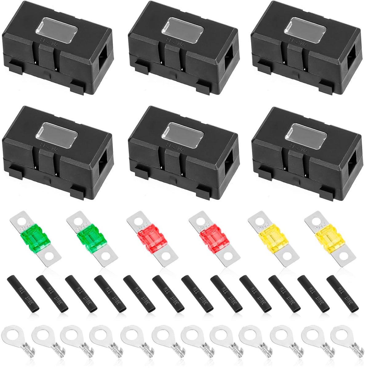 Zekeringhouder, 6 Stuks Ans Auto Zekeringhouder, En 6 Stuks Mega