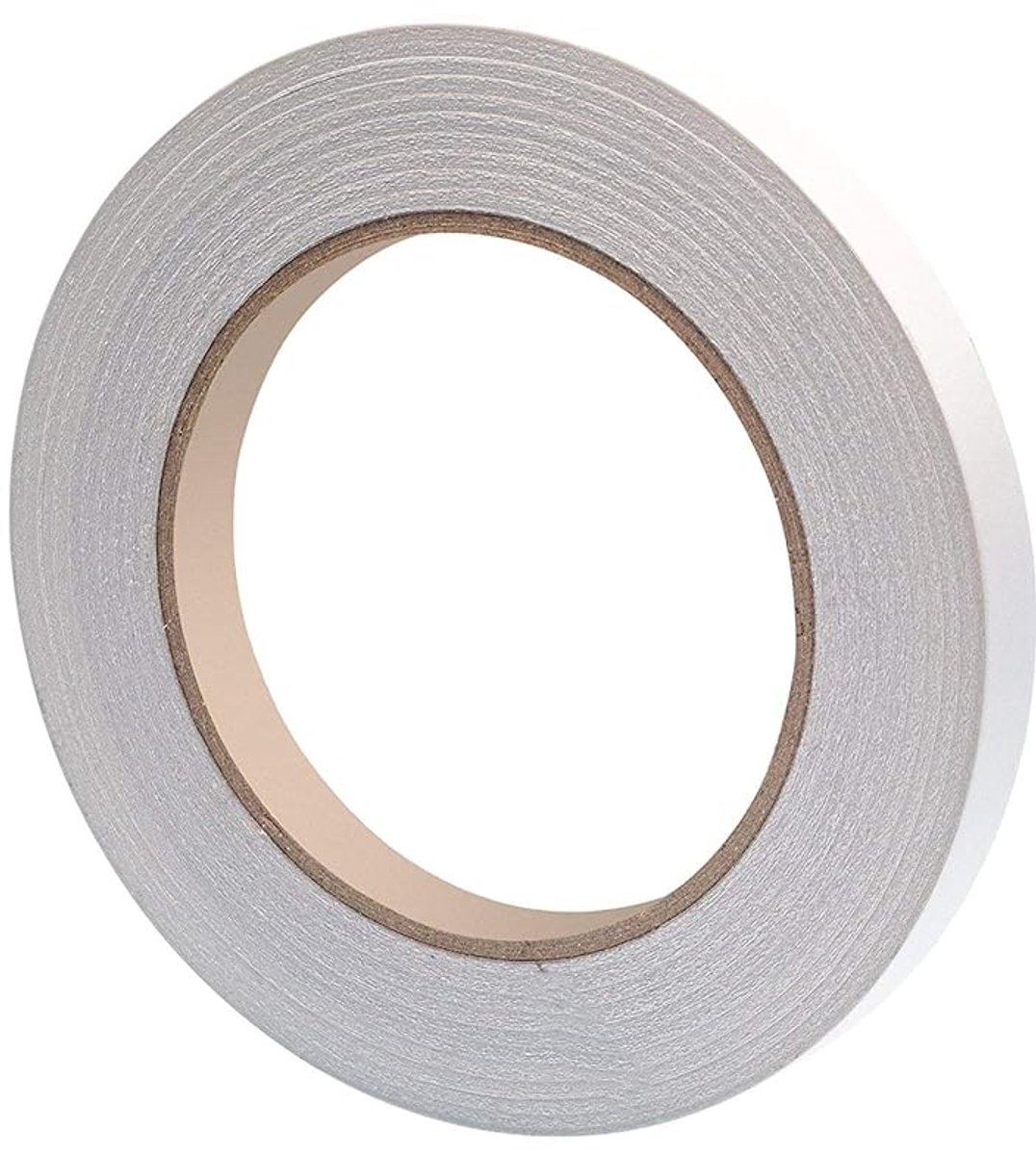 Dubbelzijdig plakband, transparant, 12 mm x 33 m, 1 rol | Transparant, sterk hechtend, voor knutselen, decoreren en tapijten