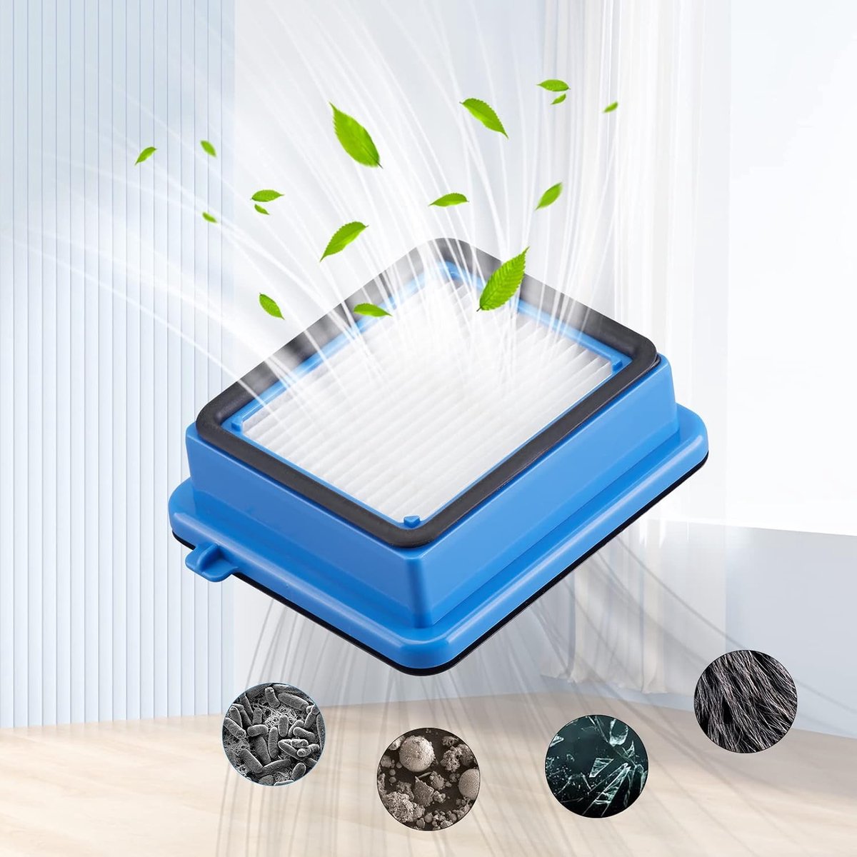 7 stuks filter accessoireset voor AEG ASKW1 / QX8-2 / QX7 / QX6 stofzuiger vervangstukken Inclusief 3 voormotorfilters 3 hygiënefilters 1 reinigingsborstel