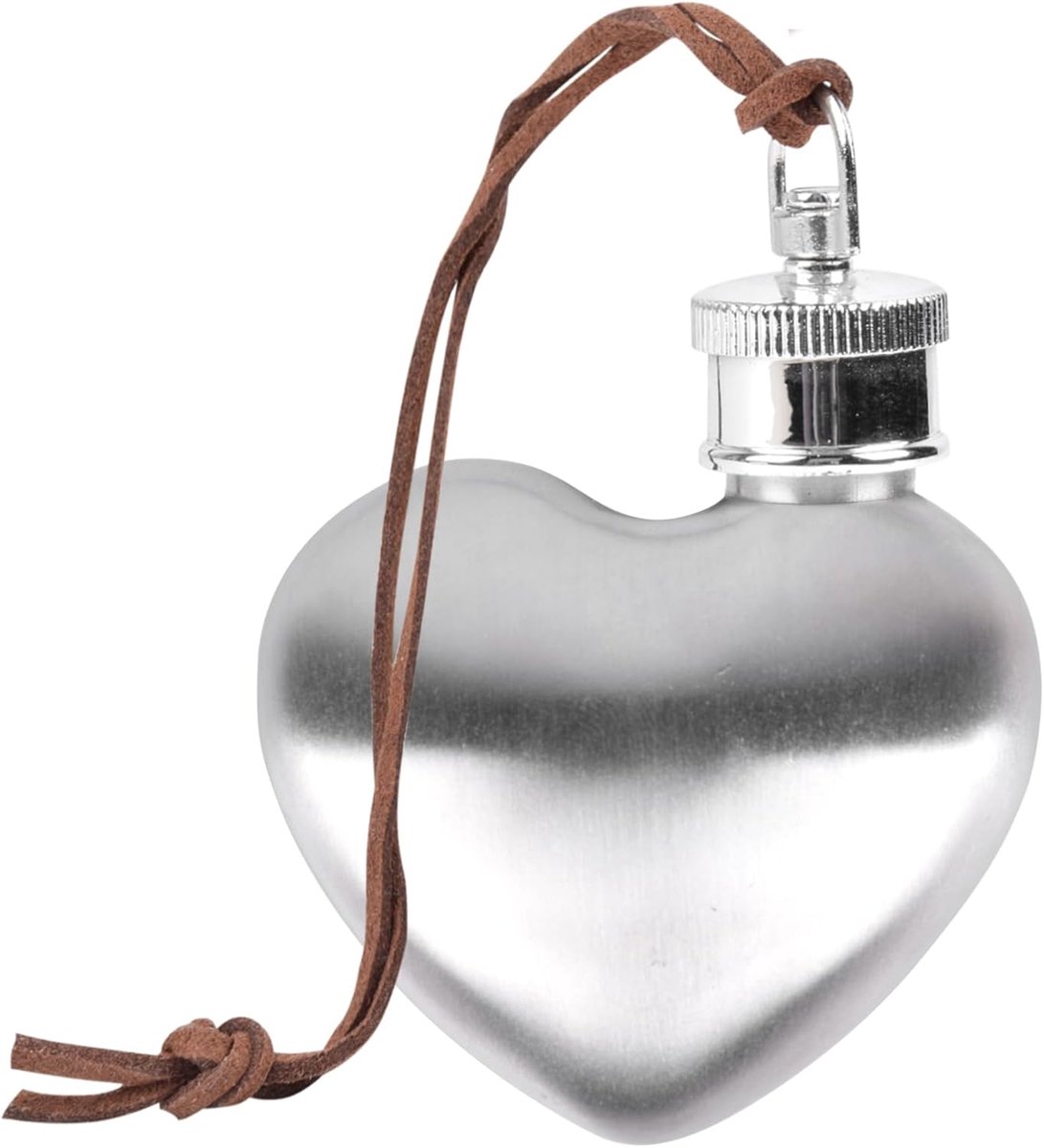 Heupfles Hart Dames 1oz, Whisky Zakflacon van Roestvrijstalen