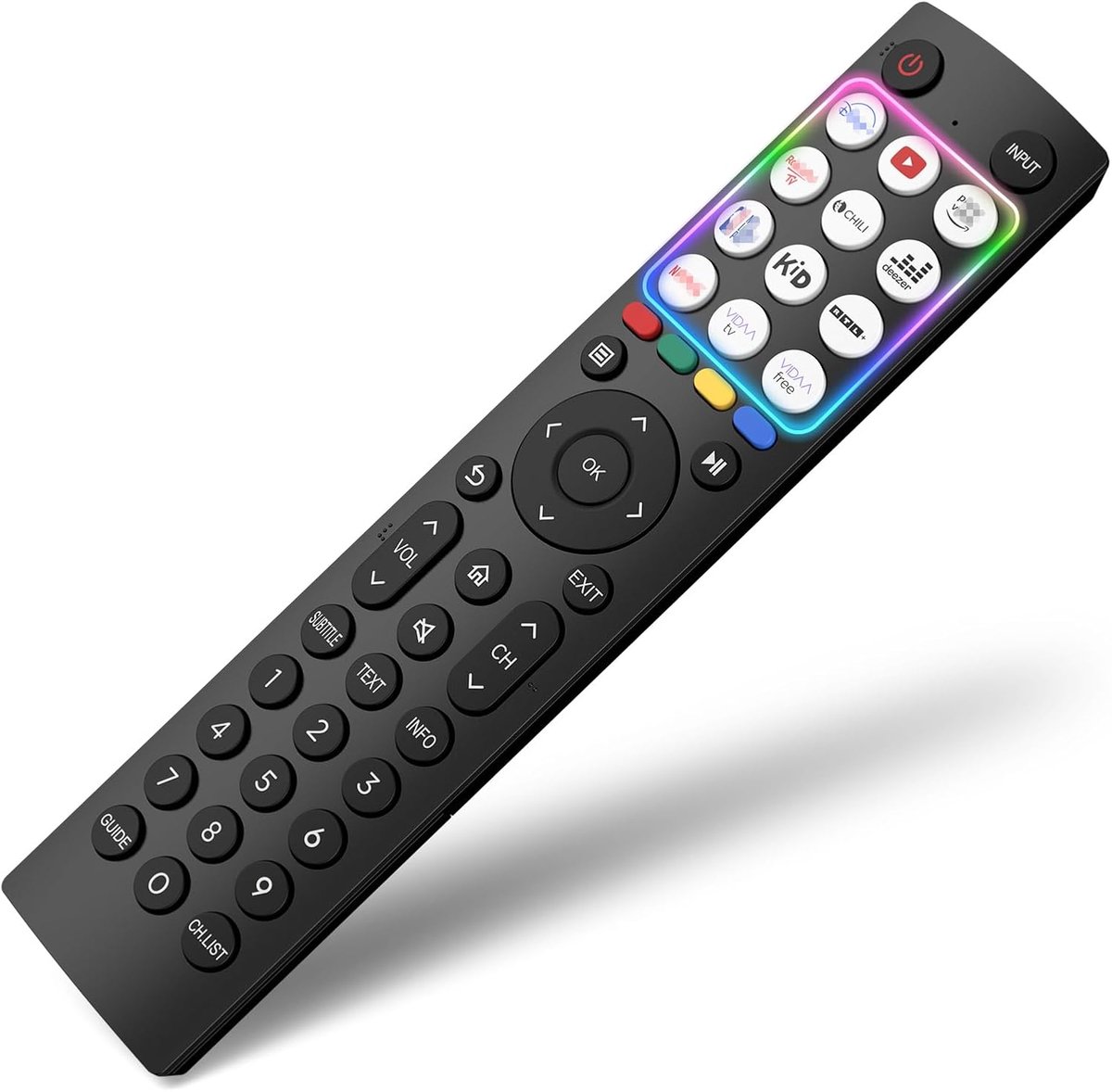 Tobfit Vervangende afstandsbediening voor Hisense Smart TV, universele afstandsbediening EN2Q36H voor Hisense TV VIDAA - ShopVlot