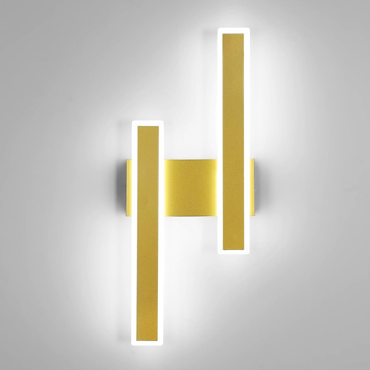 SnelShoppen - Moderne Wandlamp LED 32W 3600LM Goud 6500K voor Slaapkamer, Woonkamer, Hal, Trappenhuis - Energiezuinige Wandverlichting