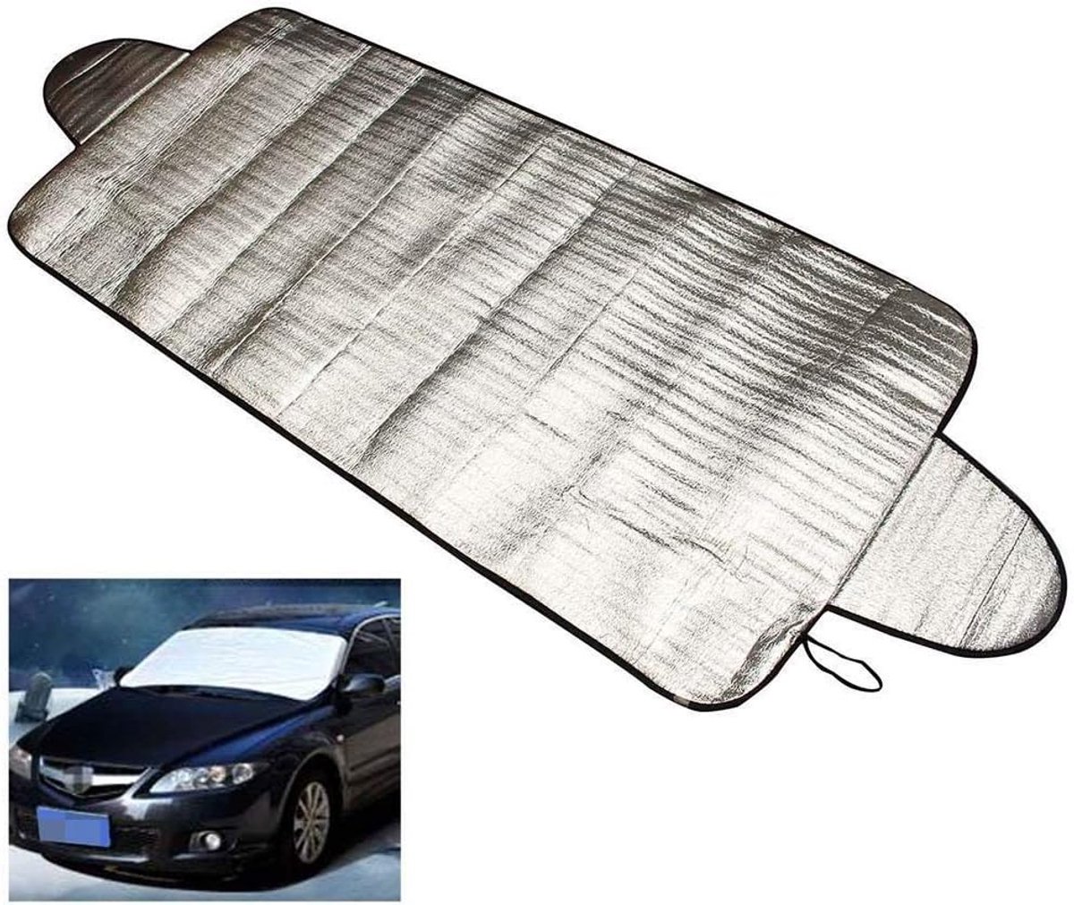 150 x 70cm Universal Car Sunshade Windshield Cover Sun Protection Insulation Snow Frost Dust Cover Sunshade Car - ShopVlot
