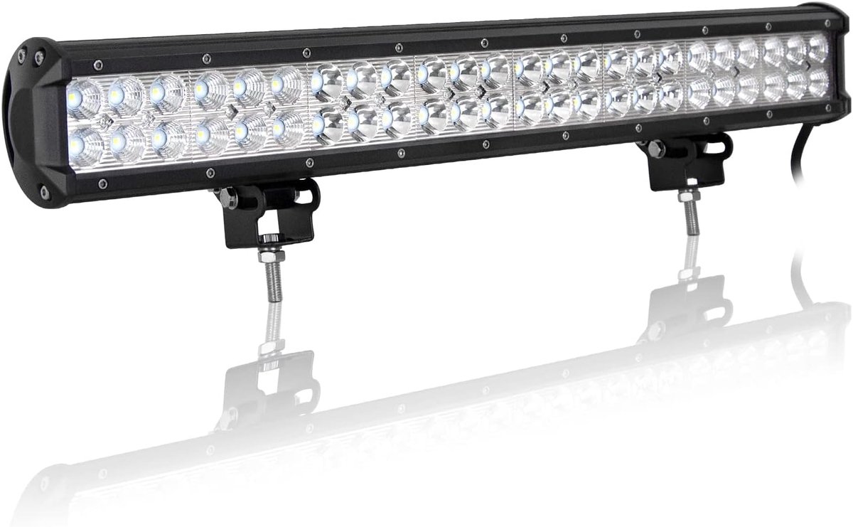 LED lichtbalk 56CM 144W - waterdicht - schijnwerper en breedstraler - ideaal voor offroad gebruik - ShopVlot