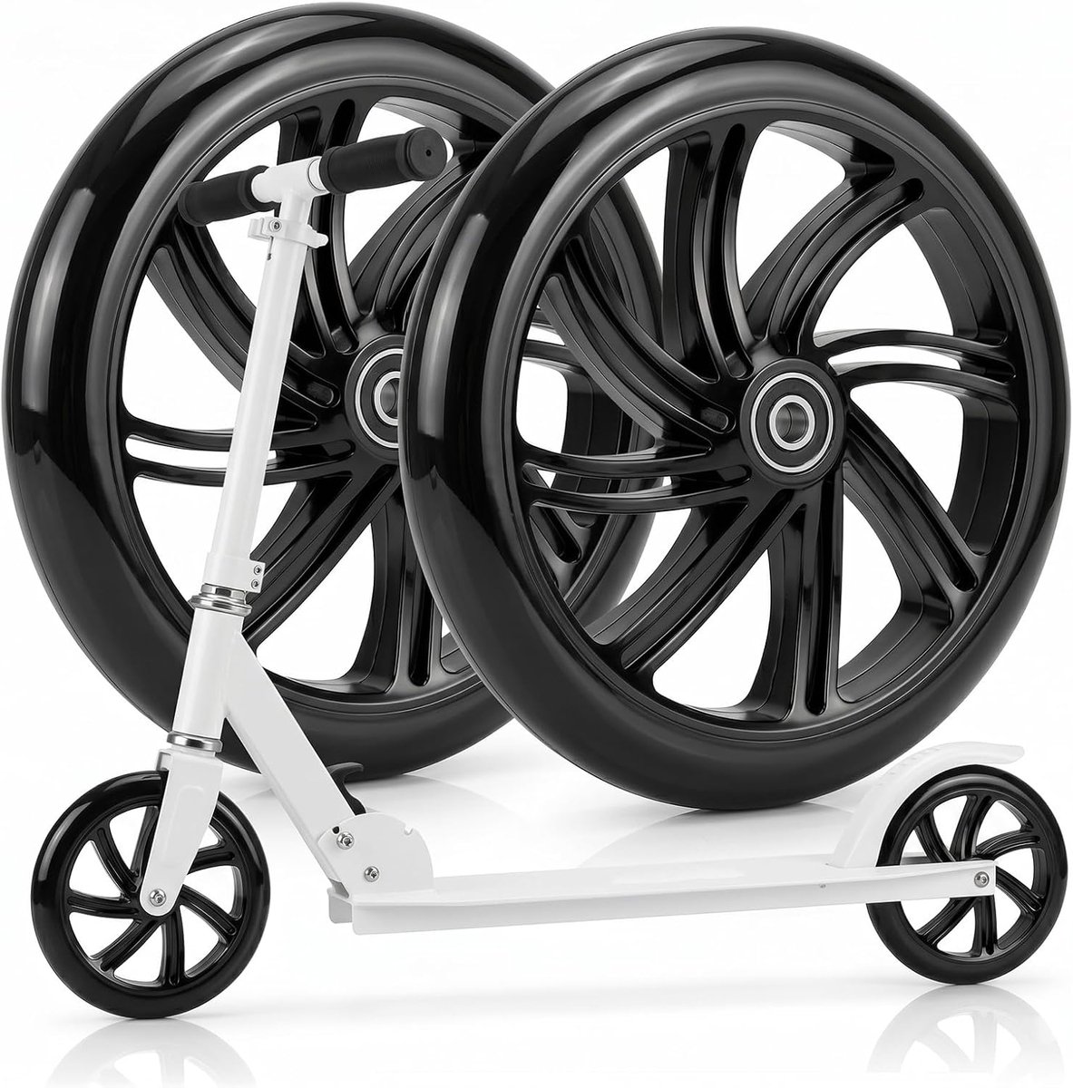 Scooterwielen 200mm - niet-slip - ABEC-9 lagers - comfortabel rijden - ShopVlot