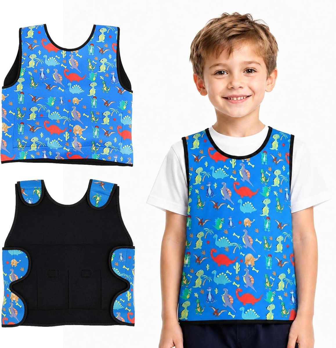 Gewichtsvest voor kinderen 3-8 jaar - compressievest - sensorische ondersteuning - vermindert irritatie - ShopVlot