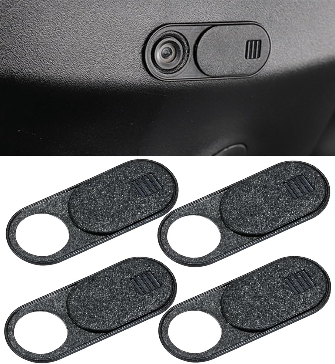 Camera cover voor Tesla Model 3/Y - ultra dunne bescherming - privacybescherming - set van 4 - ShopVlot