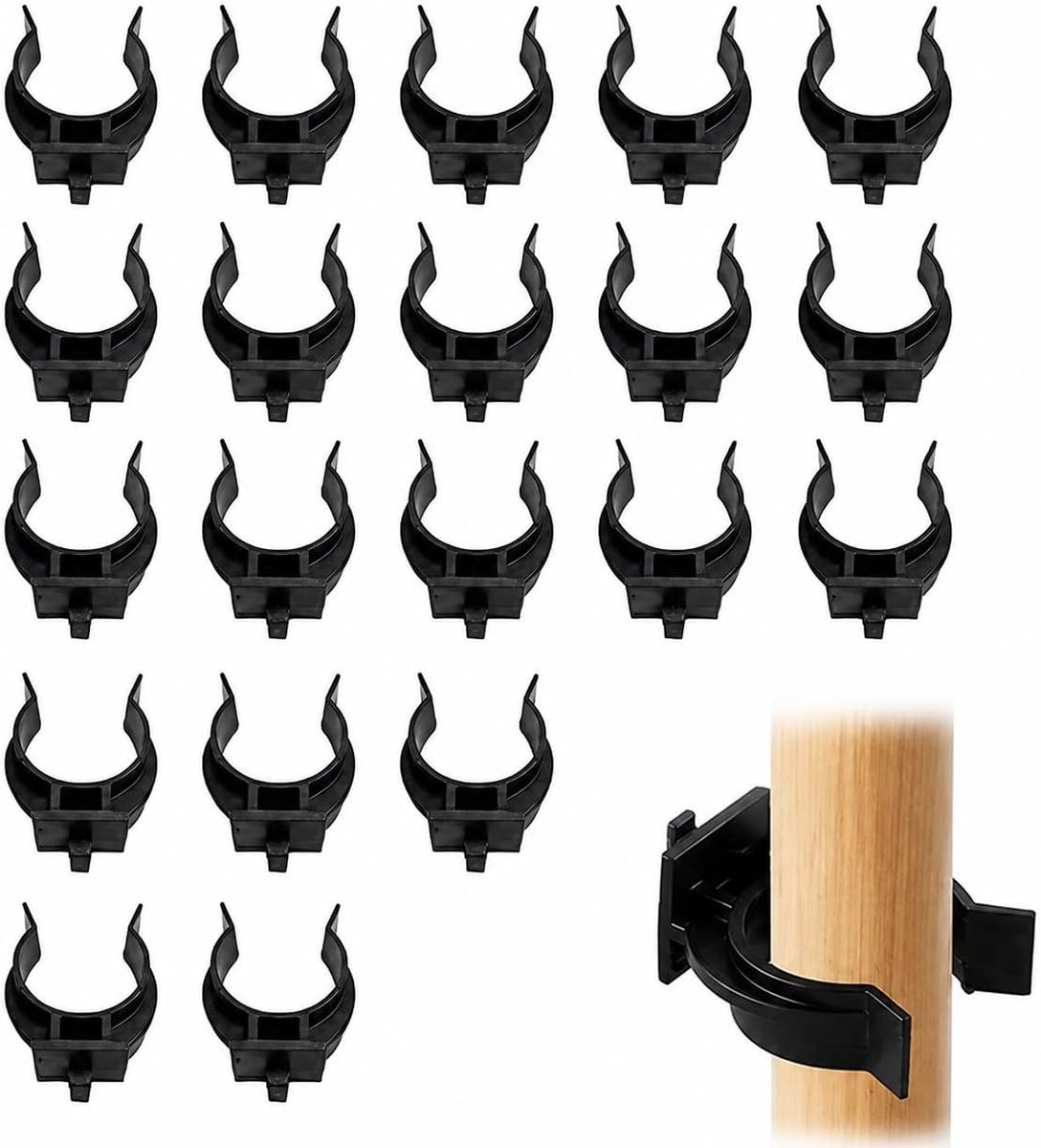 Keuken frame clips 20 stuks - muur bescherming - zonder boren - effectieve bescherming tegen water en vuil - ShopVlot